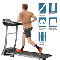 Wholesale Electric Treadmill Treadmilles Motorized Running Machine HP with Speaker AUX USB Input Program USA Stocka29
