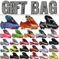 Wholesale Mercurial Vapor13 XIII Elite FG Soccer Football Boots Shoes For Mens Top Quality CR7 Ronaldo CR100 SE11 MDS Mbappe Football Soccer Cleats