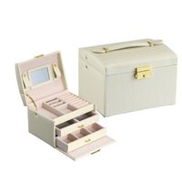 Wholesale Small Jewelry Box Necklace Storage Case Cabinet Armoire Storage Box Length cm inch Width cm inch Height cm inch free DHL