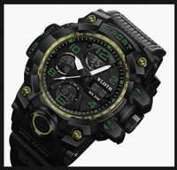Wholesale WLISTH Men Men s BIG outdoor waterproof sports large dial electronic watch with double luminous display