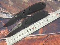 Wholesale Benchmarke s blu blade cm steel MRIP Eagle tip folding knife serrated black nylon handle smooth opening and closing very sharp edge