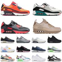 Wholesale Mens Womens Designer Running Shoes BIG Size Surplus Black Desert Camo White Premium Obsidian Infrared One of Ones Bacon Trainers Sports Sneakers Eur