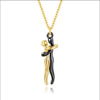 Wholesale Hot sale new straight express emotion necklace human body pendant necklace men and women love gift fashion accessories