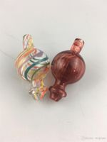 Wholesale In INS became a popular color bubble cap with holes quartz hot rod nail frosted and polished joint and glass water pipe fittings