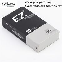 Wholesale EZ Revolution Tattoo Needle Cartridge Bugpin MM Round Liner RL for Permanent Makeup Rotary Pen Machines Box