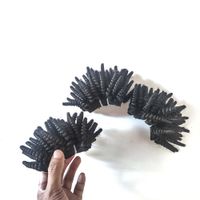 Wholesale Fashion Brazilian virgin human Hair Natural black Short Style inch afto curly hair weaves Burmese Indian remy hair extensionsfactory out