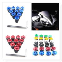 Wholesale Motorcycle Exhaust System Screw Kit Motorbike Windscreen Windshield Bolts Screws Bolt For S TRicoloR R EVO