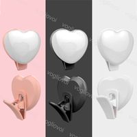 Wholesale Novelty Lighting Selfie Ring Lights Dimmable Heart Shape USB Rechargeable Mode Lens Portable Flash Clip Light Beauty Live For IPhone Xiaomi DHL