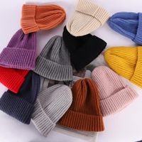 Wholesale Beanie Skull Caps Style Napping Warm Thickened Knitted Hat Spot Pullover Woolen Women Ins Tide Autumn And Winter Pattern Type
