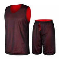 Wholesale Wholale Men s Reversible Basketball Uniforms Sid Wear Sports Jersey And Mh Shorts Training Tank Top Set