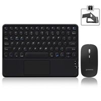 Wholesale Wireless Bluetooth Keyboard Teclado For iPad Keyboards and Mouse Combo Xiaomi Samsung Huawei Tablet Android IOS Windows Computers Parts