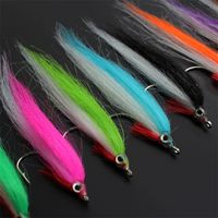 Wholesale Tigofly cm UV Colors High Carbon Hook Polar Fry Salmon Trout Sea Bass Steelhead Minnow Fly Fishing Flies Lure Set