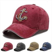 Wholesale Mens Baseball Cap d Embroidery Summer Hat Breathable Caps For Men Womens Baseball Cap Anchor Sport For Gorros Sun