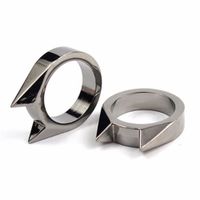 Wholesale Personal Defence Rings Self Defense Weapons Rings for Women Brass Knuckles Self Defense Accessories for Men DDMQ