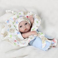 Wholesale 11inch CM baby dolls reborn toddler boy doll full body silicone realistic babies Birthday Gift For Kids