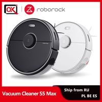 Wholesale EU instock Roborock S5 Max Robot Vacuum Cleaner S5 Max home Cleaner Sweeping Mopping collect dog cat hair Vacuum Cleaner inclusive VAT