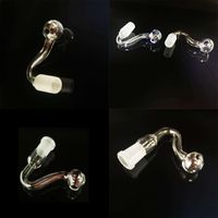 Wholesale Bending Glass Smoking Pipes mm mm Oil Burner Pipe Thick Pyrex Clear Cigarette Accessories Creative Popular hp G2
