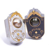 Wholesale Halloween Horror One eyed Doorbell with Burning Eyes Scare Voice Haunted House Door Decoration Electric Toy Horror Props
