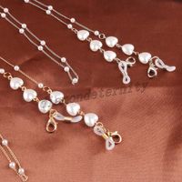 Wholesale Glasses Chains Mask Rope Love Heart Chain Pearl Chain Vintage Metal Sunglasses Hangs Mask Lanyards Strap