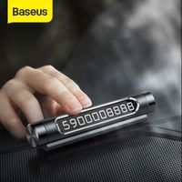 Wholesale Baseus Car Temporary Parking Card Luminous Phone Number Plate Auto Stickers Drawer Style Car Styling Rocker Switch