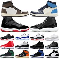 Wholesale Basketball Shoes Jumpman s Bred th Anniversary Concord s High OG Obsidian Royal Toe UNC Tie Dye Mens Womens Sneakers Siz
