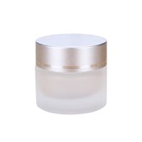 Wholesale 5g g g g g g Frosted Glass Cosmetic Jar Empty Face Cream Storage Container Refillable Sample Bottle With Lids Colors G2