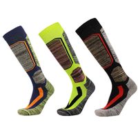 Wholesale Winter Men Women Long Warm Cotton Ski Socks Outdoor Snowboarding Hiking Thicker Thermosocks Sports Socks Y1222