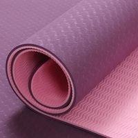 Wholesale Yoga Mats Fitness Non Slippery Mat Thick Rubber Meditation Home Gym Floor Gymnastique Cojines Body Building BH50YJD