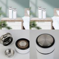 Wholesale Sublimation Blank Thermos Cups Men Women Fashion White Coating Flat Head Straight Form Stainless Steel Vacuum Cup xy2 J2