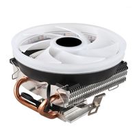 Wholesale Laptop Cooling Pads CPU Cooler Pure Copper Heat Pipe Tower Down Pressure System cm Fan Radiator For AMD I Ntel1
