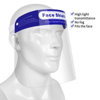 Wholesale Face Shield with Protective Clear Film Protect Full Eyes and Face transparent Breathable Disposable Safety Face Shield