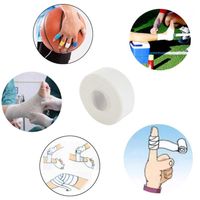 Wholesale 10M mm Cotton White Adhesive Athletic Tapes Wraps Sport Body Binding Physio Muscle Elastic Strain1