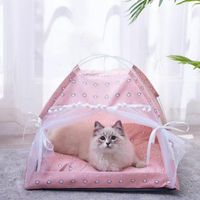 Wholesale Cat Beds Furniture House For Cats And Sofa Pet Dog Bed Small Dogs Pets Kittens Animal Goods Accessories Kitten Products Supplies Home
