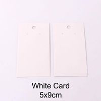 Wholesale 50pcs Earrings And Necklaces Display Cards Cardboard Earring Packaging Hang Tag Card Ear Studs Paper Card Jewelry Q sqcKLu