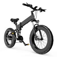 Wholesale New Mountain Electric Bicycle W Motor V AH Real Lithium Battery Folding Electric Bike Disc Brake inch E Bike Adult