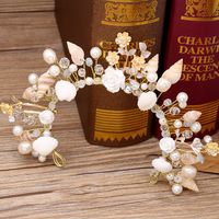 Wholesale starfish shells Headpieces bride jewelry marriage studio crown headdress wedding hair accessories