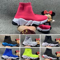 Wholesale New fashion kids shoes children baby runner sneakers boots toddler boy and girls Wool knitted Athletic socks shoes