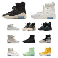 Wholesale 2021 Fear New King Shoes Basketball boot Of God Shoes Men Womens FOG Boots Black Yellow Sports Sneakers Trainers ad54d86b7