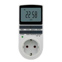 Wholesale Timers Electronic Digital Timer Kitchen Socket Switch EU Plug V Days Hours Programmable Socket1