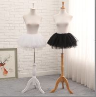 Wholesale Kids Petticoats Children Hoopless Mini Dress Waistband for Wedding Little Girls Underskirt Lolita Ballet Tulle Tutu