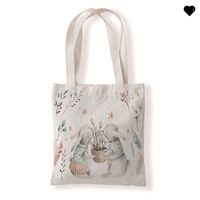 Wholesale Happy Easter Canvas Bag Washable Reusable Easy to Carry Canvas Grocery Bags Easter Rabbit Egg Printed Gifts Storage Bag N2
