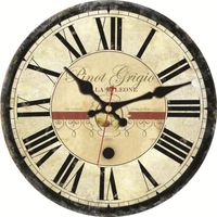 Wholesale Wall Clocks Wooden Inch Classic Vintage Rustic Country Home Decor Clocks kids Room kitchen office living Room bedroom Decorative