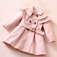 Wholesale Children s winter red grey Autumn kids sleeve fashion coat girl s baby jacket C1021