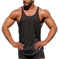 Wholesale Men Summer Running Vest Sport Fitness Compression Sleeveless Tank Tops Workout Quick Dry Slimming T Shirts Sports kg