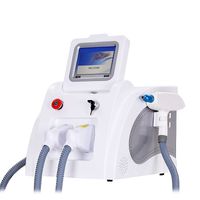 Wholesale Multifunction Laser Beauty Machine SHR IPL ND YAG Permanent Hair Removal with handles q switch Laser Tattoo Removal