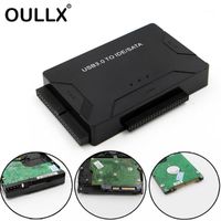 Wholesale USB to SATA IDE ATA Data Adapter in for PC Laptop quot quot HDD Hard Disk Driver With Power1