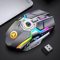 Wholesale REDSTORM A5 Wireless Gaming Mouse Rechargeable Quiet LED Backlit Optical USB Keys RGB for Laptop PC Computer