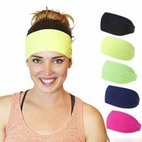 Wholesale Baseball Sports Headband Women Men Softball Football Team Hair Bands Sweat Headbands Yoga Fitness Fashion Accessories
