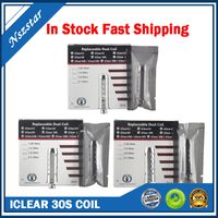 Wholesale 100 Innokin iClear s Coils for iClear s Clearomizer Rebuildable Dual Coil Head Atomizer Coil Head ohm ohm ohm
