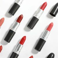 Wholesale Rouge À Aluminum Tube Matte Lipstick Lustre Lipsticks Russian Red Top Quality makeup luxurys designers lip gloss